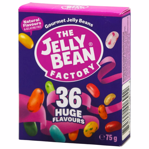 Желейні цукерки JELLY BEAN боби 36 смаків 75г
