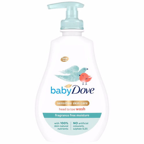 DOVE BABY Гель д/душу Від маківки до п'яточок Зволоження без запаху 400мл