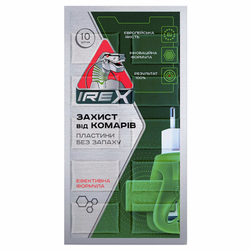 Пластини від комарів без запаху 10шт IREX