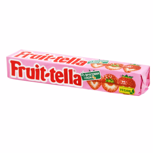 PERFETTI цукерка жув. Fruit-tella Полуниця (ВЕГАН), 41 г