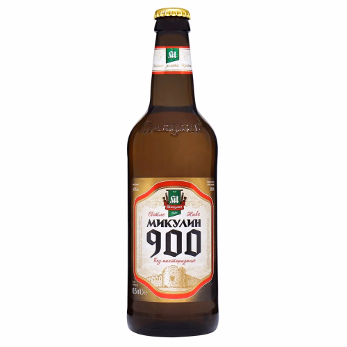 Пиво Микулин-900 світле 12% 0,5л