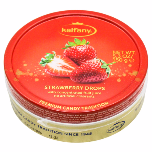 Льодяники Kalfany Stawberry Candies полуниця 150г