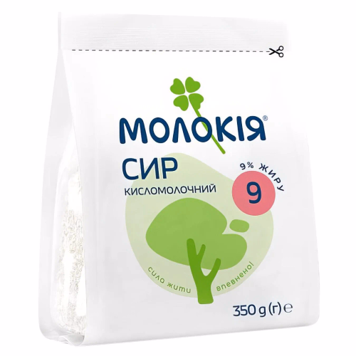 МОЛОКІЯ Сир к/м 9% 350г