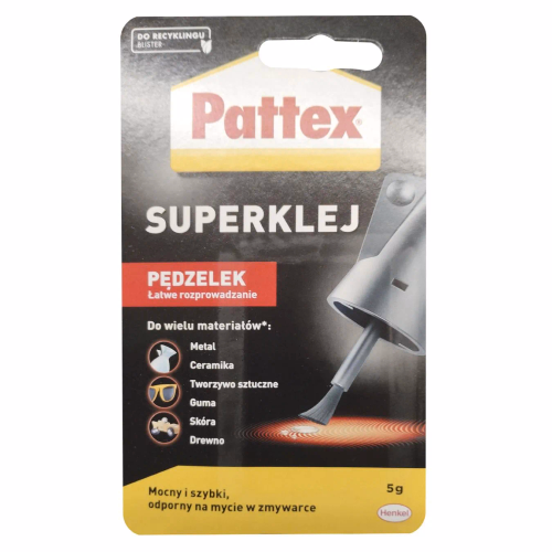 Супер клей з пензликом Pattax 5г