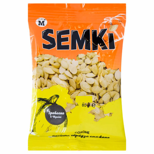 НАСІННЯ.ГАРБ. SEMKI з сіллю 80г