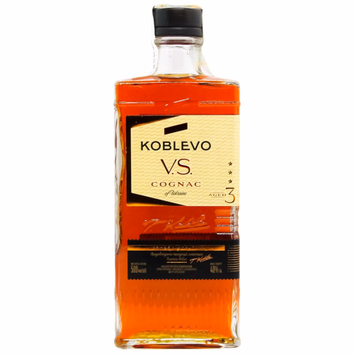 Коньяк Коблево 3* 40% 0,5 л