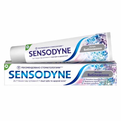 Зубна паста SENSODYNE ЕКСТРА ВИБІЛЮВАННЯ 75мл