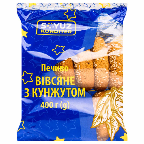 СК Печиво вівсяне з Кунжутом 0,4кг