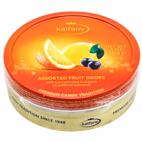 Льодяники Kalfany Assorted Fruit Candies фруктові 150г