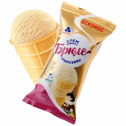 Морозиво "Ескімос крем-брюле" в/ст.70 г.