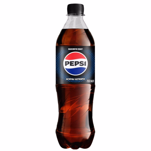Пепсі 0 цукру 0,75л