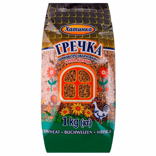 Крупа гречана "Хатинка" 1кг