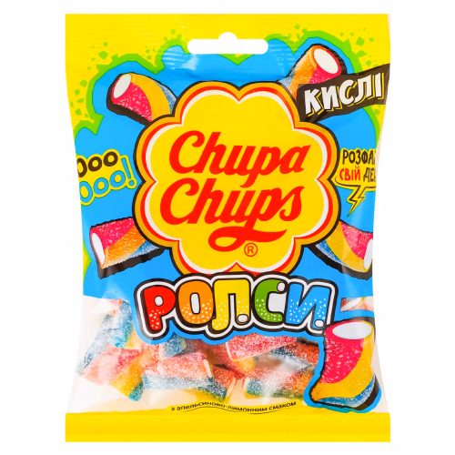 PERFETTI мар. жув. Chupa Chups Sour Tubes Mini 150г