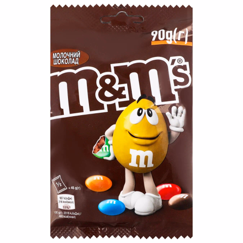Драже M&M's Choco (шоколад) 90г