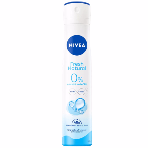 СПРЕЙ Д/ЖІНОК ДЕО КРАСА НАТУРАЛЬНА СВІЖІСТЬ NIVEA 200МЛ
