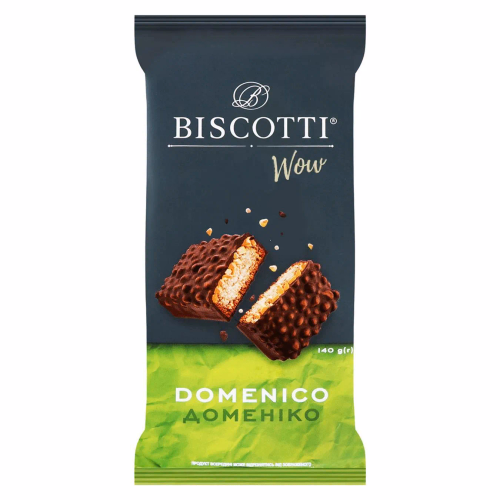 Печиво здобне пісочно-відсадне ВАУ ДОМЕНІКО" BISCOTTI 140г