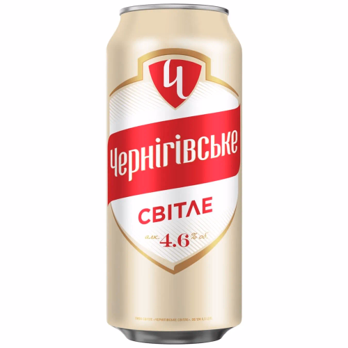 Пиво Чернігівське Світле  0,5л ж/б