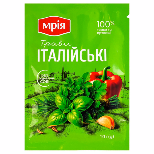 Суміш прянощів Італійські трави УБ 30г Мрія