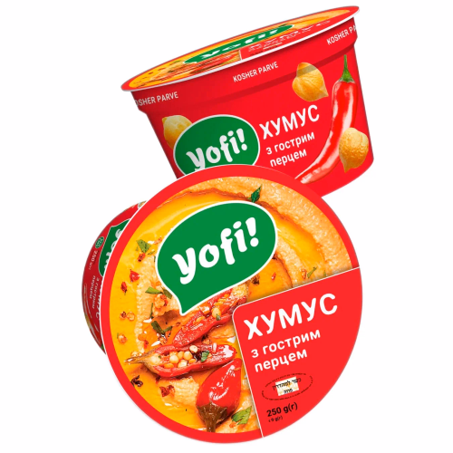 Хумус з гострим перцем ТМ Yofi 250г