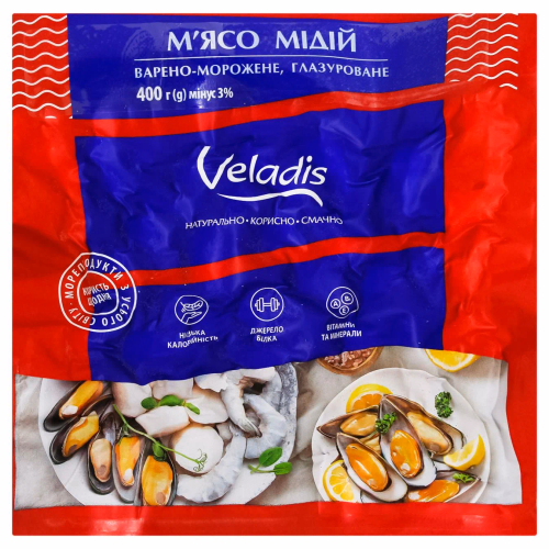 Мідії очищ Veladis 400г