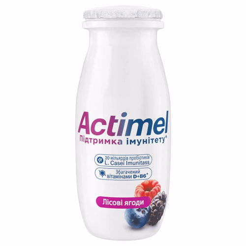 Actimel Продукт кисломолочний 1,4% пет 100г лісові ягоди