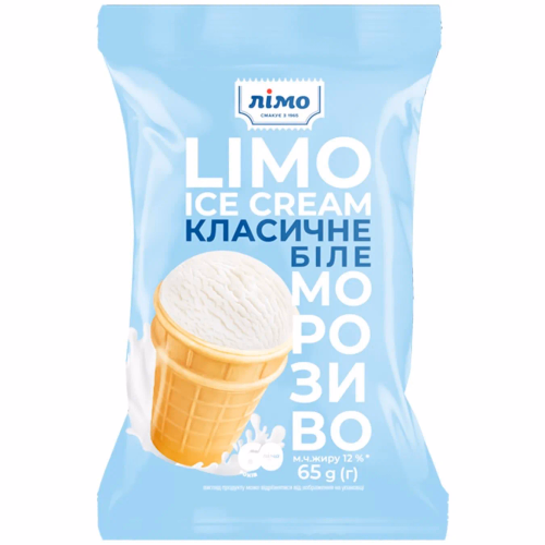 Морозиво LIMO ICE CREAM ст.білий м.ж.ч 65г
