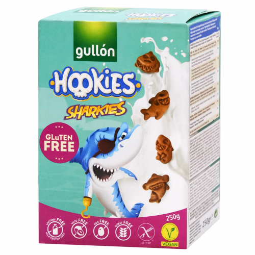 Печиво Gullon без глютену Dibus sharkies 250г