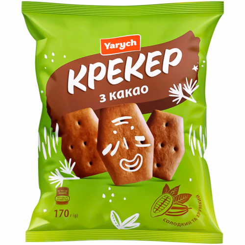 Крекер З какао Yarych 170г
