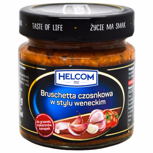 Соус Брускетта HELCOM 225мл венеціанська з часником