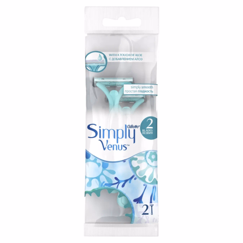 GILLETTE SIMPLY VENUS 2 Одноразові бритви 2шт