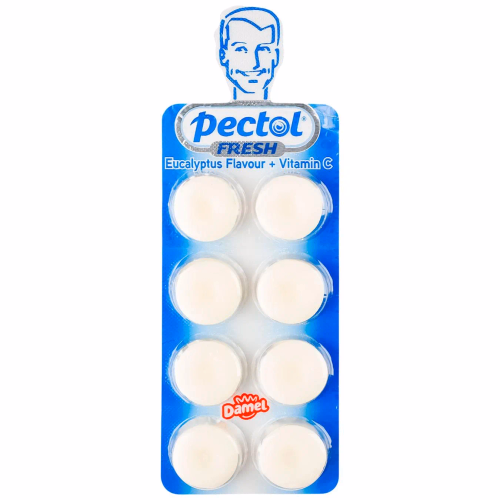 Льодяники Damel Pectol Euclyptus блістер 20г