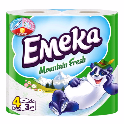 Папір туалетний Emeka MOUNTAIN FRESH 4шт