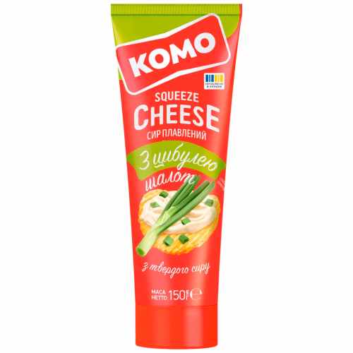 Сир пл.Цибуля шалот 50% тюбик 150г Комо