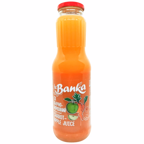 СІК ЯБЛУЧНО – МОРКВЯНИЙ ТМ "The Banka" 1л