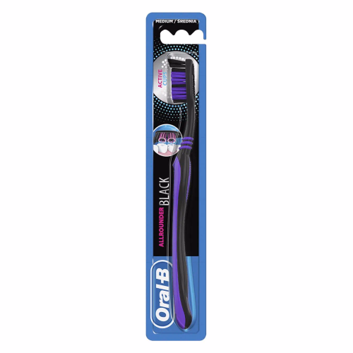 Зубна щітка ORAL B Всебічне Чищення Чорна 40 Medium 1шт