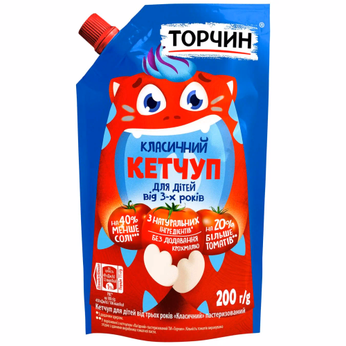 ТОРЧИН Кетчуп Дитячий Клас 200г