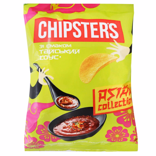 ТМ CHIPSTER`S Чипси хвилясті Мясо гриль 120г