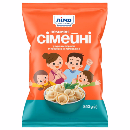 Пельмені сімейні 850г Лімо