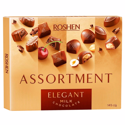 КОРОБОЧНІ ЦУКЕРКИ Roshen Assortment Elegant ВКФ 154г