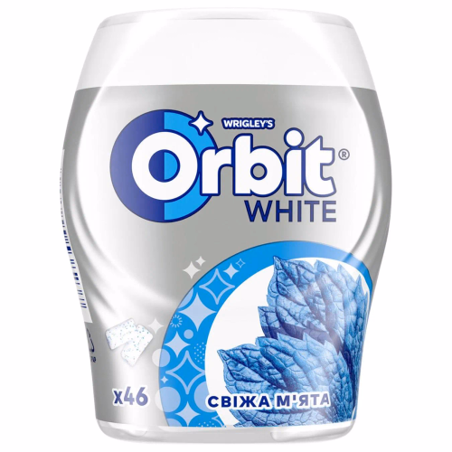 Жув Гум Орбіт Bottle White Freshmint 64г