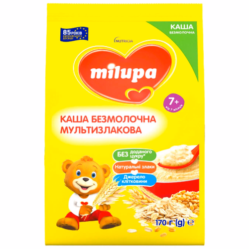Каша безмолоч суха шв/розчин мультизлак Milupa для дітей від 7-ми міс