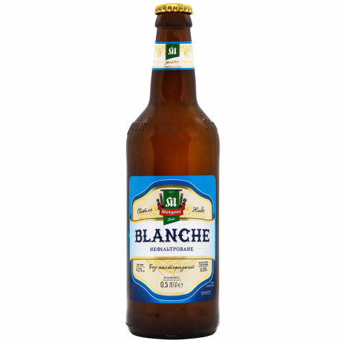 Пиво Микулин BLANCHE світле 11% 0,5л скло