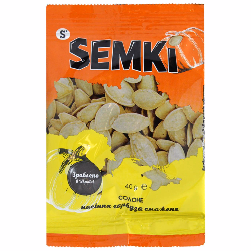 НАСІННЯ.ГАРБ. SEMKI з сіллю 40г