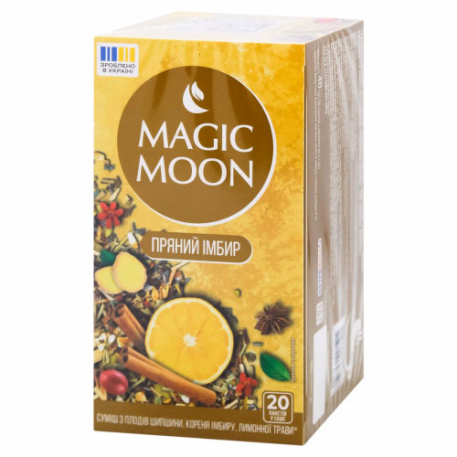 Чай фруктово-трявяний пряний імбир Magic Moon 20 саше