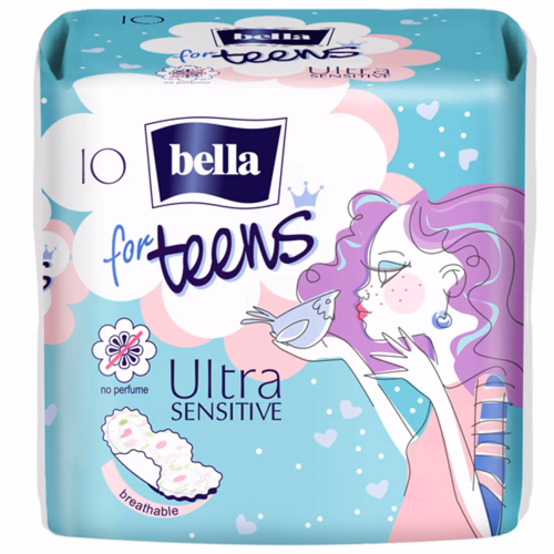 Прокладки гігін Bella for Teens Sensitive 10шт