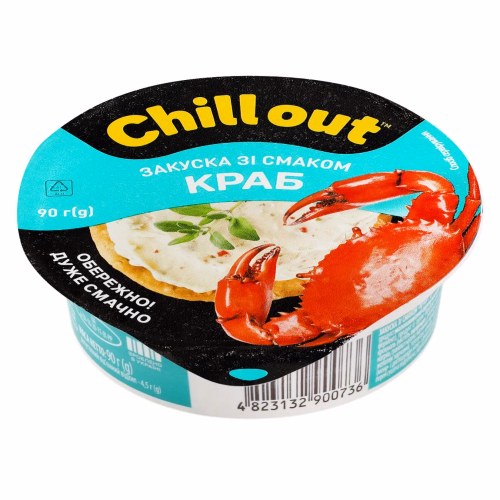 Закуска зі смаком крабу 23% Chill out стакан 90г