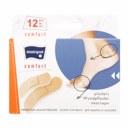 Пластирі медичні mаtораt COMFORT. (12шт.)