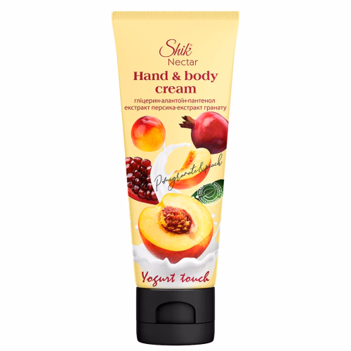 Shik Nectar YOGURT TOUCH  Крем д/рук і тіла 75мл Екстракти персика та гранату