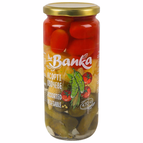 Асорті овочеве "Тріо" ТМ "the Banka" 470г, скло