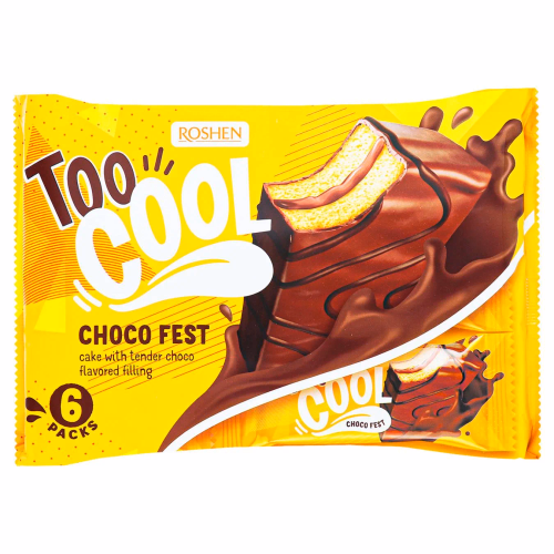 Тістечка Too Cool Choco Fest 270г Roshen